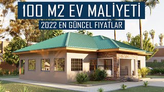 100 m2 Müstakil Ev Maliyeti  Köy Evi Maliyeti 2022  İnşaat Maliyeti Hesaplama [upl. by Tonnie]