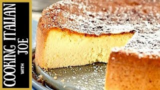 Ricotta Cheesecake  Cooking Italian with Joe [upl. by Pauiie]