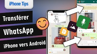 2024 DEUX méthodes pour transférer WhatsApp diPhone vers Android [upl. by Cox]