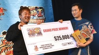 Street Fighter 25th Anniversary Grand Finals  Seonwoo quotINFILTRATIONquot Lee Interview [upl. by Aicirpac]