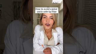 How to avoid a joker smile with lip filler drbitafarrell fillers thejoker [upl. by Anidan811]