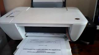 IMPRESORA HP DESKJET 2545  Pruebas Impresion con Sistema de Tinta Continua de Lujo Instalado [upl. by Ainnat]