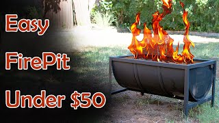 DIY Fire Pit  Basic Welding [upl. by Kcirrej]