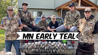 Minnesota Early Teal Season 6 Man Limit [upl. by Fleurette]