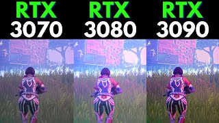 Fortnite RTX 3070 vs RTX 3080 vs RTX 3090  1080p [upl. by Prescott]