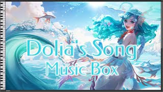 Dolias Mermaid SongDolias Theme 人鱼之歌朵莉亚主题音乐  Honor of Kings 王者荣耀 Music Box 1 Hour LoopMIDI [upl. by Nylitak]