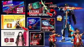 FILTRÓ TODOS LOS EVENTOS DE LA PRÓXIMA AGENDA SEMANAL DE FREE FIRE  KATANA Y SCAR EVO ZENITSU amp MAS [upl. by Maletta704]