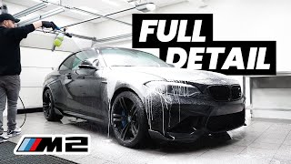 BMW M2 Deep Clean  Wash Polish amp Ceramic Coating [upl. by Dody526]