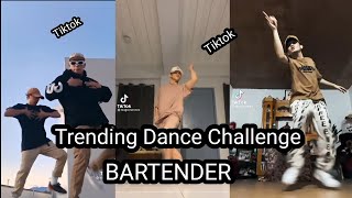 NEW TIKTOK TRENDING quotBARTENDERquot DANCE CHALLENGE JUNE 2022 [upl. by Eillim526]