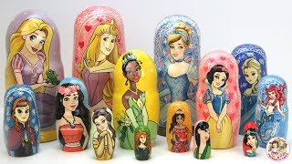 Disney Princess Surprise Nesting Dolls Collection [upl. by Perusse]