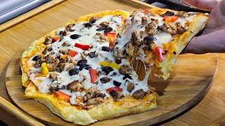 10 ബ്രെഡ് കൊണ്ട് Shawarma Bread Pizza  Easy pizza recipe for Iftar [upl. by Gawen589]