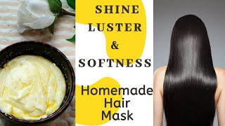 Homemade Hair Mask for Damaged Hair without Egg  Prevent Dandruff [upl. by Adnael]