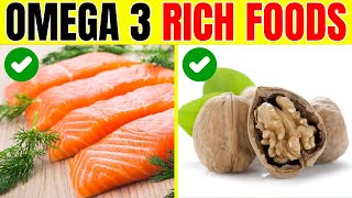 8 SUPER Foods That Are RICH In OMEGA3 Your Body Needs [upl. by Ayenet]