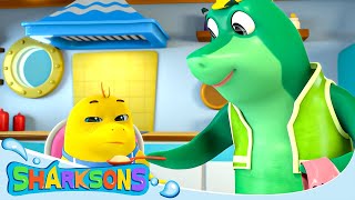 Shark Family  The Sharksons  Songs for Kids  Nursery Rhymes amp Kids Songs [upl. by Glassco502]