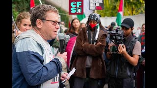 Greenstein arrested for speech outside Israel Ambassadors residence [upl. by Manus]