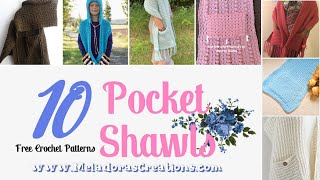 Get Hooked On These 10 Free Crochet Pocket Shawl Patterns [upl. by Ennire68]