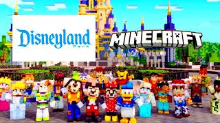 DISNEY PARK in MINECRAFT Pe DOWNLOAD MOD DisneyLand MAP Minecraft Pocket edition MCPE Hindi [upl. by Adekam124]