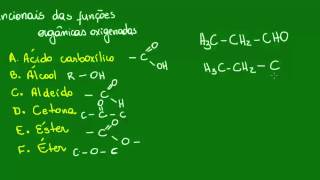 Revisão dos grupos funcionais oxigenados  Química Orgânica  Química [upl. by Ogu]