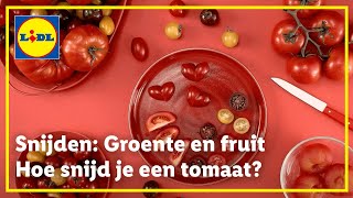 Hoe snij je een tomaat 🍅 [upl. by Hephzipa214]