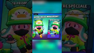 Le nouveau skin de Jacky Mollusque est enfin sortie  brawlstars shorts [upl. by Ettezil685]