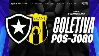 Coletiva pósjogo  Botafogo x Guaraní  Copa SulAmericana [upl. by Aihsekin]