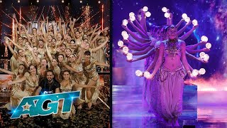 Mayyas WINNING Finals Dance and Live Reaction 🤩  AGT 2022 [upl. by Rubi]