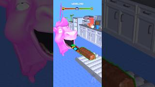 Unicorn head loves tasty treats level142 shorts gaming food [upl. by Hailat]