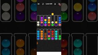 ball sort color water puzzle level 349 [upl. by Akilaz]