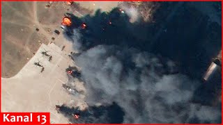 26 Russian helicopters 12 planes destroyed on ground [upl. by Naol708]