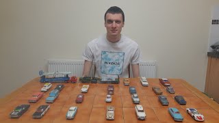 My Vintage Corgi amp Dinky Toy Car Collection For Sale [upl. by Dranreb664]