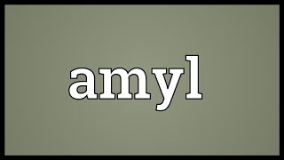 Amyl Meaning [upl. by Aicilanna598]