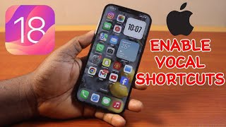 How to Enable Vocal Shortcuts on iPhone on iOS 18 [upl. by Loren323]