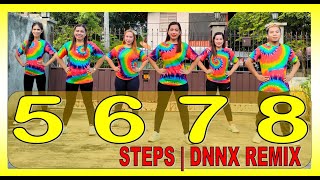 5678  Steps  DNNX Remix  Dance Workout  Tiktok Viral Zumba [upl. by Richmound394]