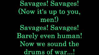 Savages lyrics [upl. by Nynnahs]