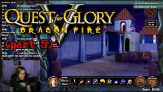 defeat wizard  Quest for Glory V Dragon Fire PART 5 [upl. by Anwahsat]