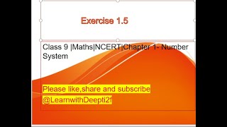 Exercise 15Rationalize the denominator  Class 9 Maths  Chapter 1 Number System  NCERT [upl. by Bergmann]