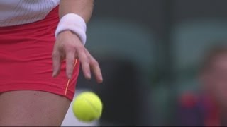 Clijsters BEL v Sharapova RUS Womens Tennis QuarterFinal Replay  London 2012 Olympics [upl. by Ronoc]