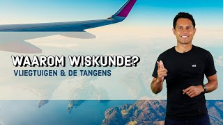 Waarom Wiskunde  De Tangens  Het Dalen Van Een Vliegtuig [upl. by Ayikin]