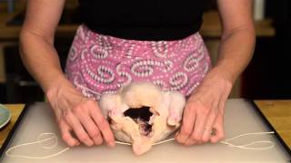 How to truss a chicken [upl. by Llekcor]