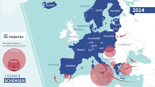 Comprendre lespace Schengen en 4 minutes [upl. by Noslrac]