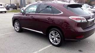 2013 Lexus RX350 Walkaround  Claret Mica [upl. by Sekofski]