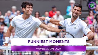 The FUNNIEST Moments from Wimbledon 2024 😂 [upl. by Bainbridge575]