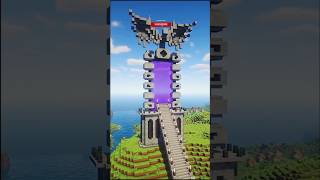 Best Minecraft Nether Portal style minecraft gaming shorts NotGamingBeast [upl. by Eerol]