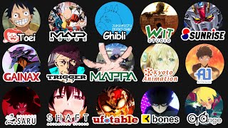 Every Anime Studio Explained in 17 Minutes [upl. by Denae989]