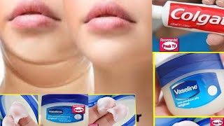 Toothpaste ampVaseline Get Rid Of Double Chin amp Jawline forever  How To Get Rid Of A Double Chin 100 [upl. by Akemat]