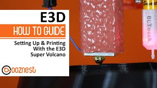 Setting Up amp Printing With the E3D Super Volcano  Ooznest [upl. by Yancy733]