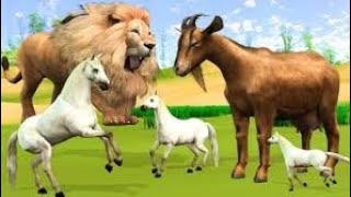 Ser or Bakri ki kahani  Bakri  Goat and Tiger Story tiger goat kahani SunriseJungleBeat [upl. by Amy]