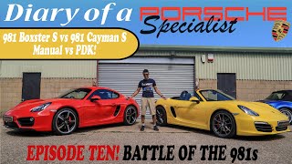 981 Boxster S vs 981 Cayman S  Which is more Epic Episode 10  Diary of a Porsche Specialist [upl. by Ennasor]