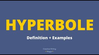 HYPERBOLE  Definition  Examples ⛰️ [upl. by North314]