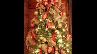 How to Decorate a wonderful Christmas tree Very easy DIY [upl. by Merna]